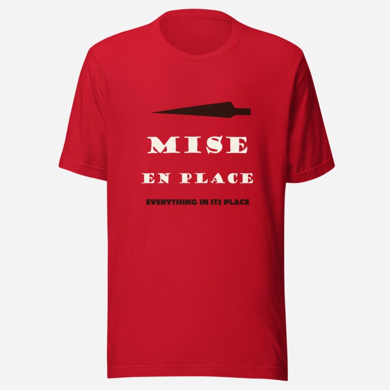 Intercontinental Chef Mise En Place Tee in Red