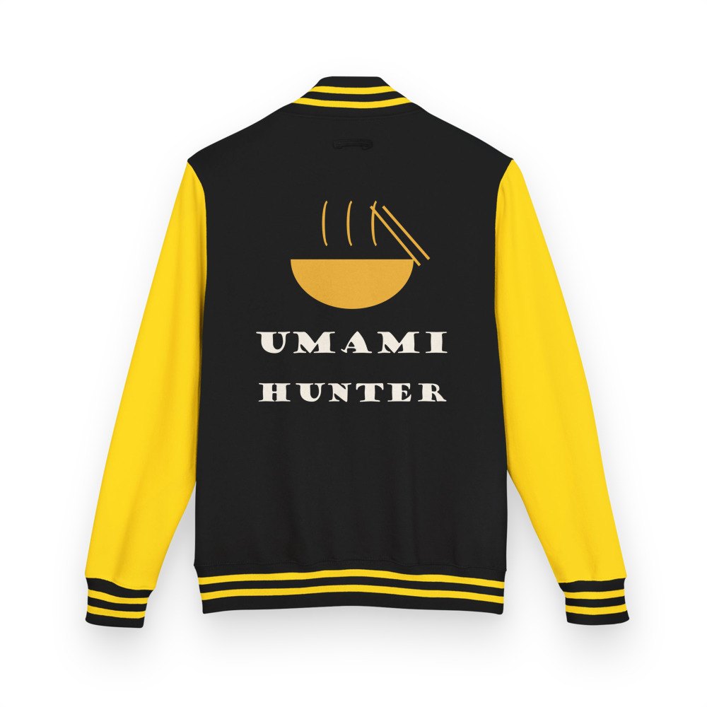 Intercontinental Chef Umami Hunter Varsity Jacket Jet Black/Sun Yellow