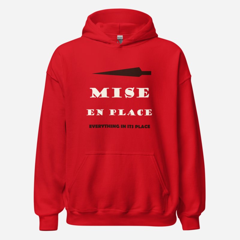 Intercontinental Chef Mise En Place Hoodie in Red