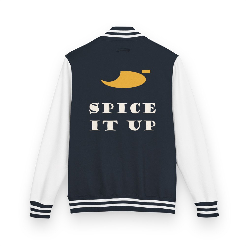 Intercontinental Chef Spice It Up Varsity Jacket Oxford Navy/Arctic White