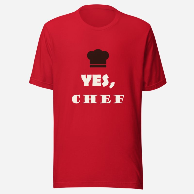 Intercontinental Chef Yes Chef Tee Red