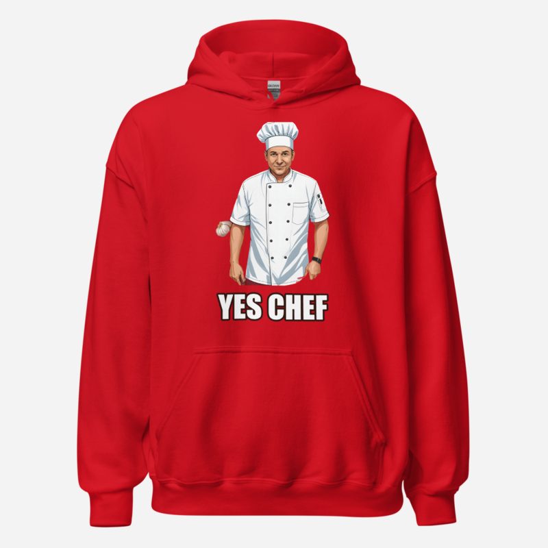 Intercontinental Chef Yes Chef Knife Herbs Hoodie in Red