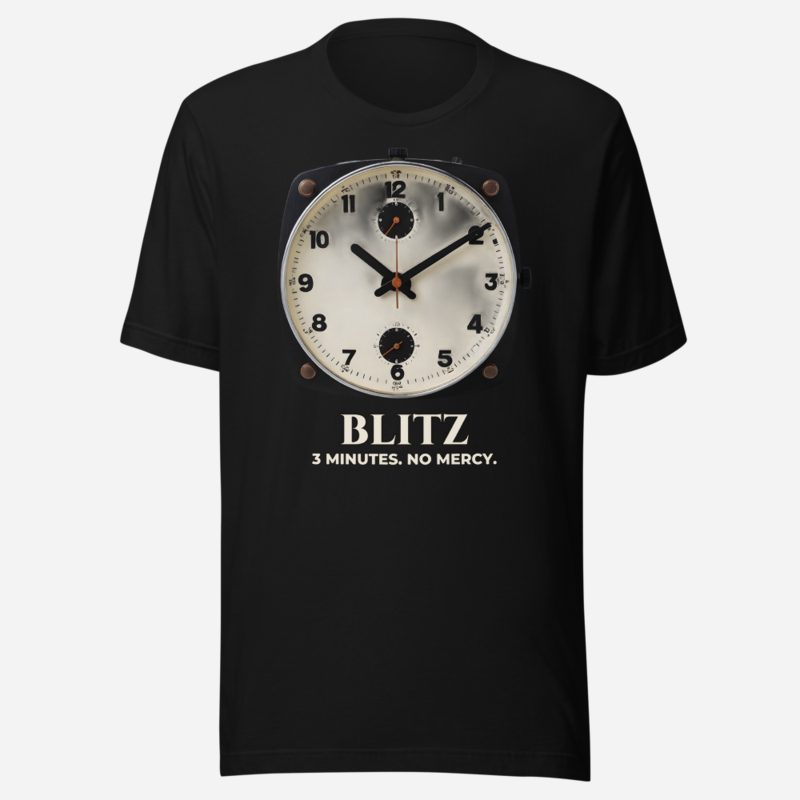 Chess Checkmate Blitz Clock Tee