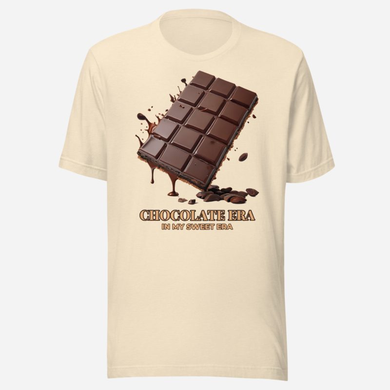 Chocolate Era Broken Bar Tee in Heather Natural