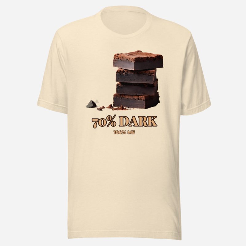 Chocolate Era Seventy Percent Tee in Heather Natural