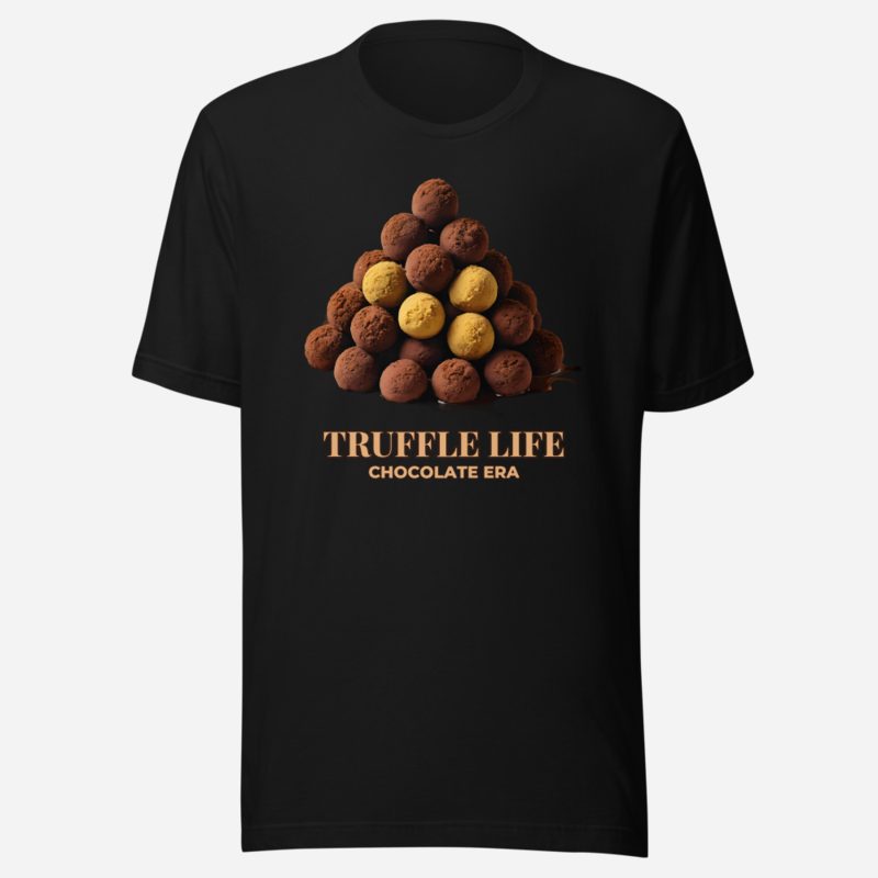 Chocolate Era Truffle Life Tee in Black