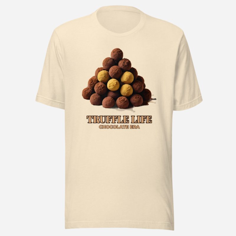 Chocolate Era Truffle Life Tee in Heather Natural