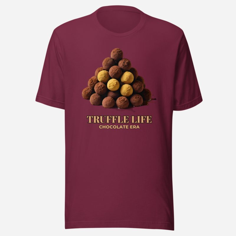 Chocolate Era Truffle Life Tee Maroon