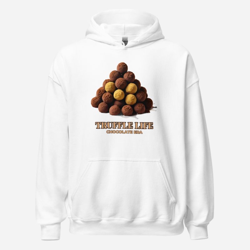 Chocolate Era Truffle Life Hoodie White