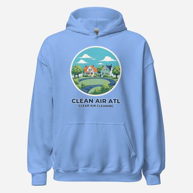 Clear Air Cleaning Clean Air ATL Hoodie Carolina Blue