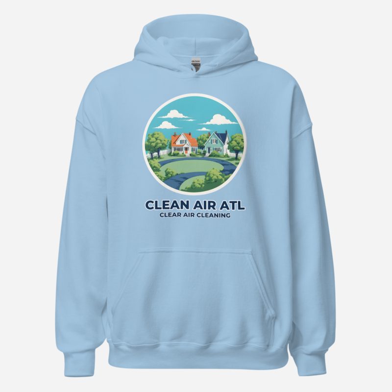 Clear Air Cleaning Clean Air ATL Hoodie in Light Blue