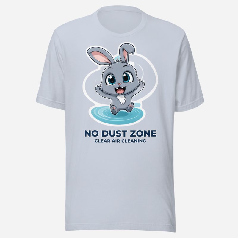 Clear Air Cleaning No Dust Zone Tee Light Blue