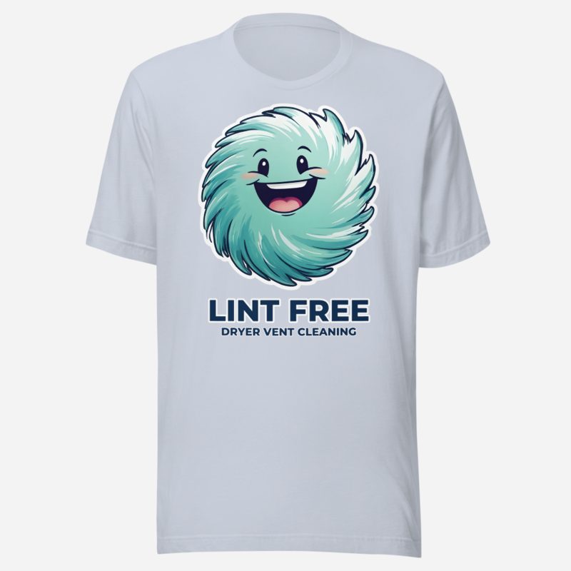 Clear Air Cleaning Lint Free Tee Light Blue