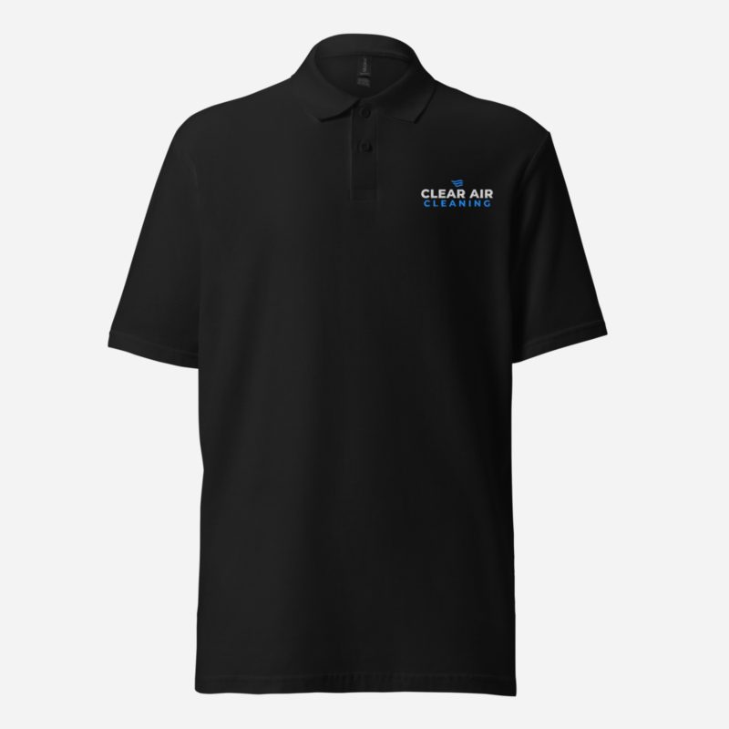 Clear Air Cleaning Uniform Polo in Black