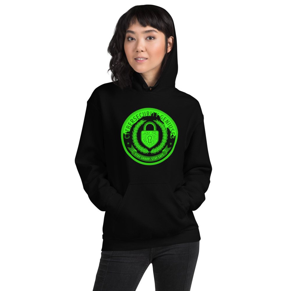 Cybersecurity Geniuses Shield Crest Hoodie