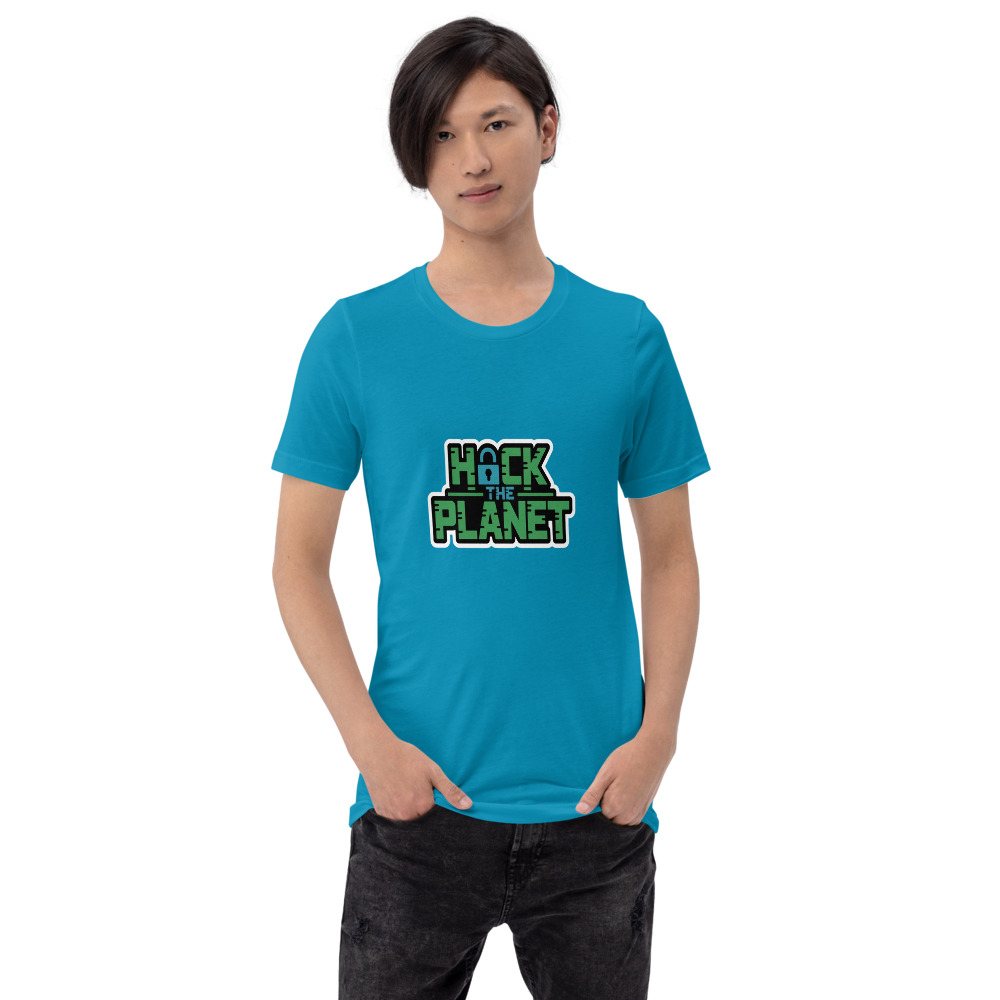Cybersecurity Geniuses Hack The Planet Tee Front