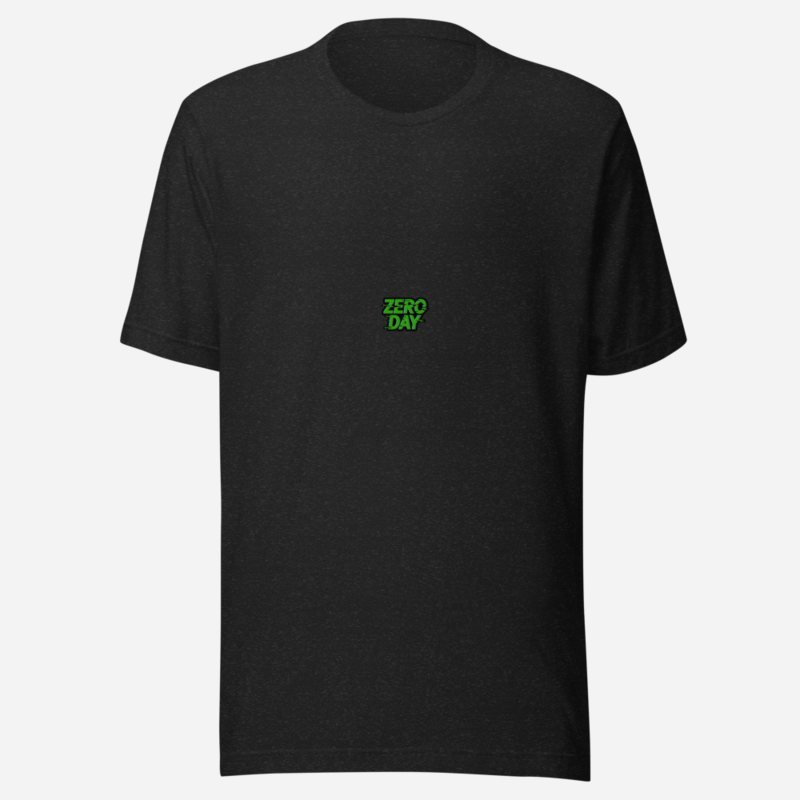 Cybersecurity Geniuses Zero Day Tee Black Heather
