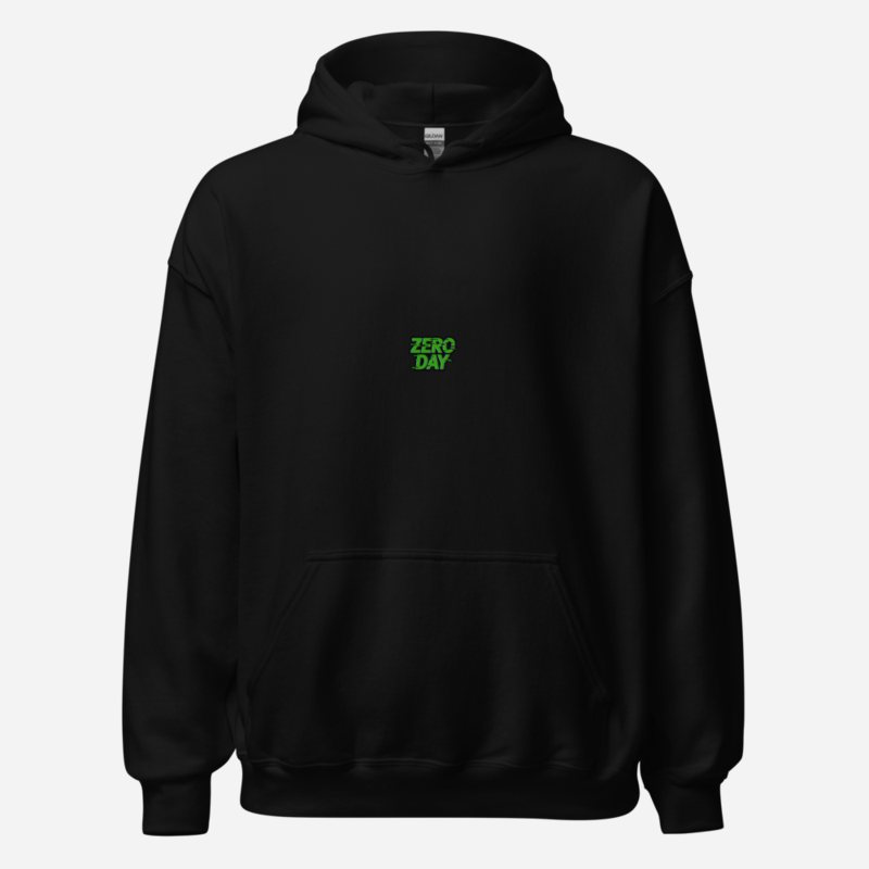 Cybersecurity Geniuses Zero Day Hoodie Black