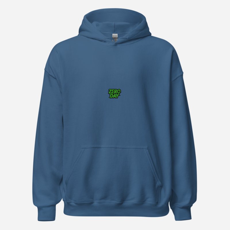 Cybersecurity Geniuses Zero Day Hoodie Indigo Blue