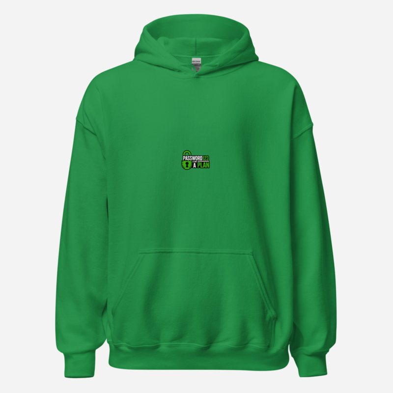 Cybersecurity Geniuses Password123 Is Not A Plan Hoodie Irish Green