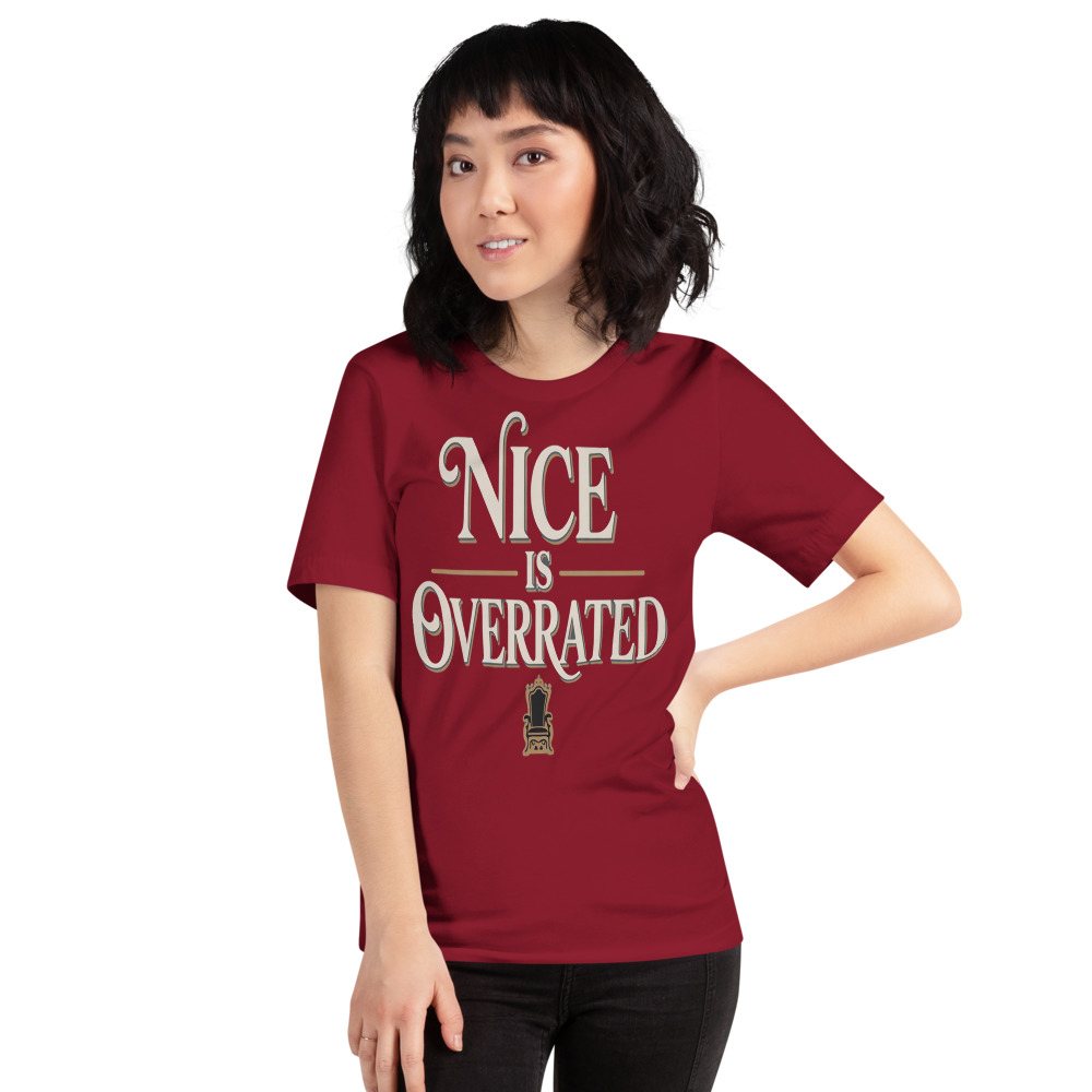 Evil Leaders Nice Is Overrated Tee Front