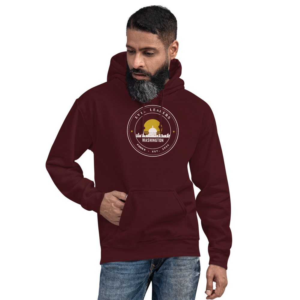 Evil Leaders Capital Crest Hoodie Front