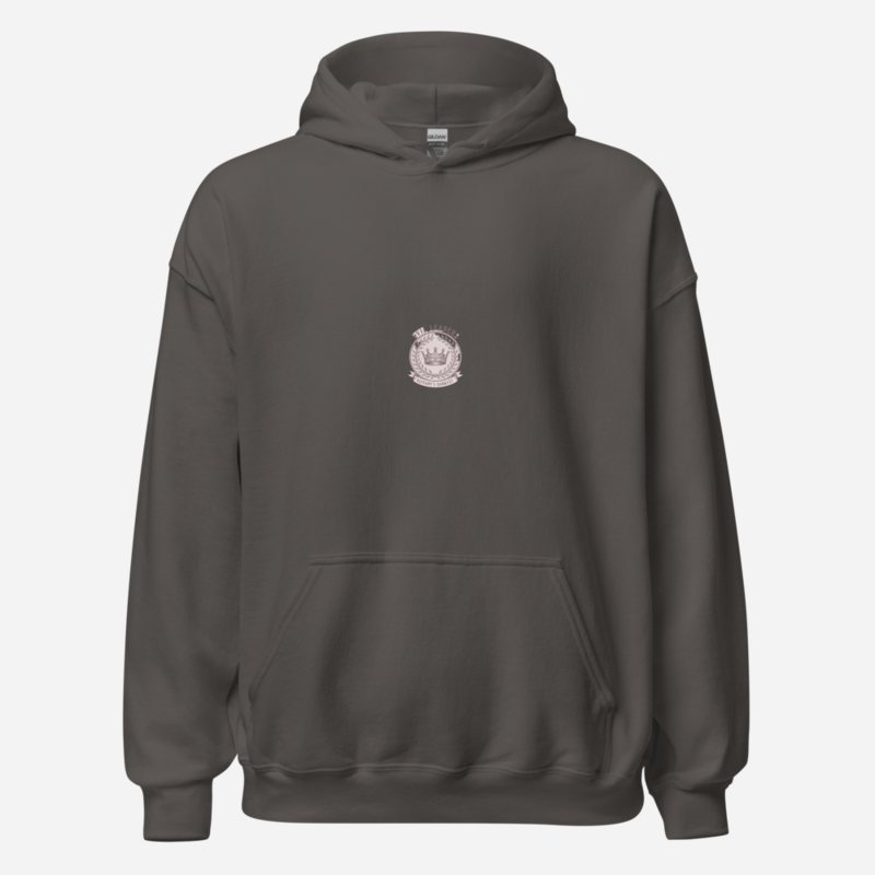 Evil Leaders Crown Crest Hoodie Charcoal