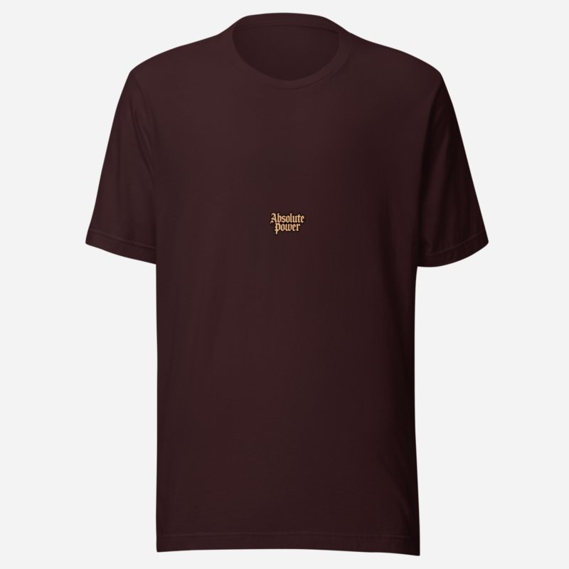 Evil Leaders Absolute Power Tee Oxblood Black