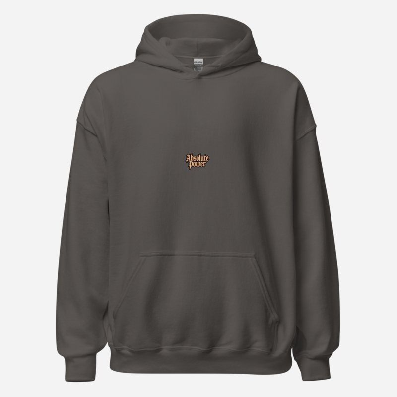 Evil Leaders Absolute Power Hoodie Charcoal