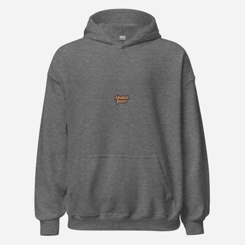 Evil Leaders Absolute Power Hoodie Graphite Heather
