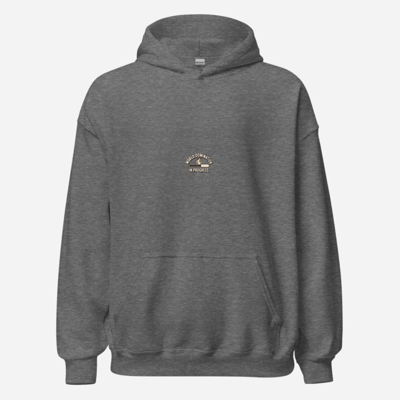Evil Leaders World Domination In Progress Hoodie Graphite Heather