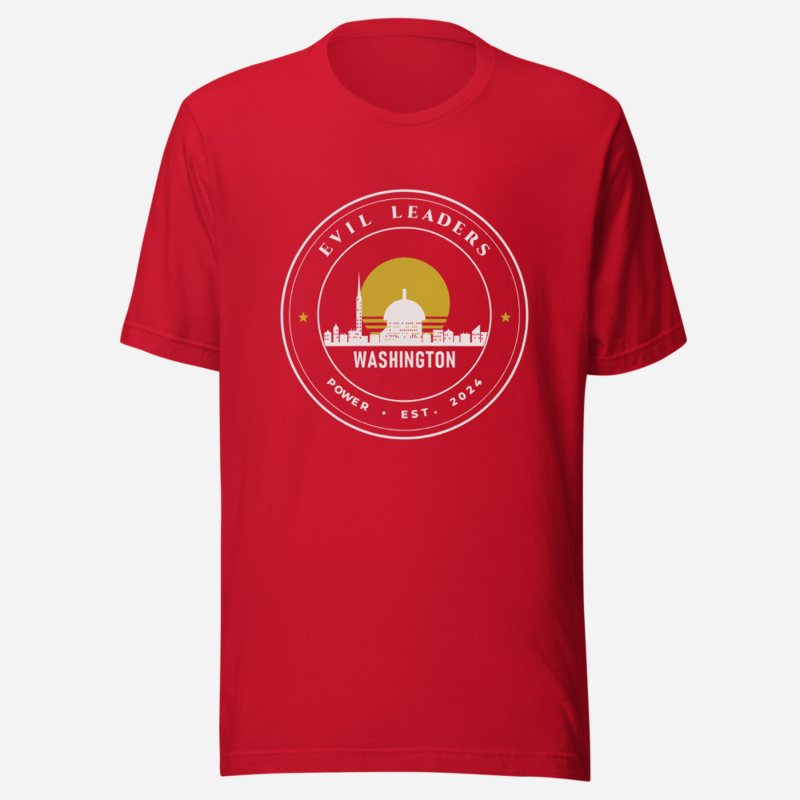 Evil Leaders Capital Crest Tee Red