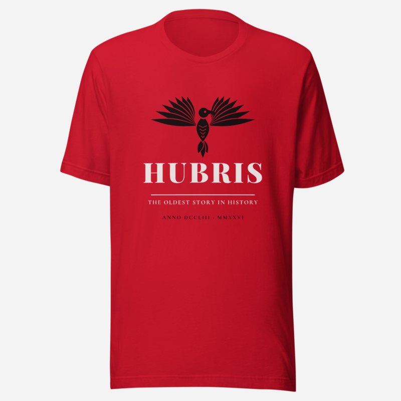 Evil Leaders Hubris Tee Red