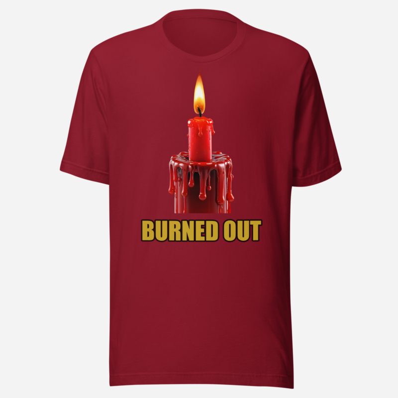 Evil Leaders Burned Out Candle Tee
