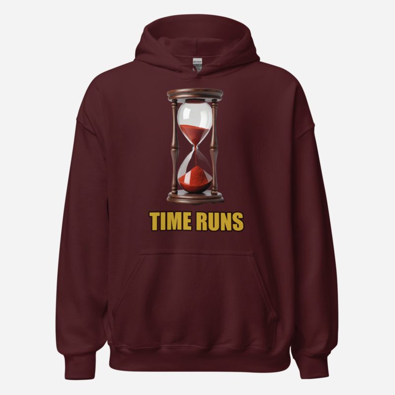 Evil Leaders Time Runs Hourglass Hoodie