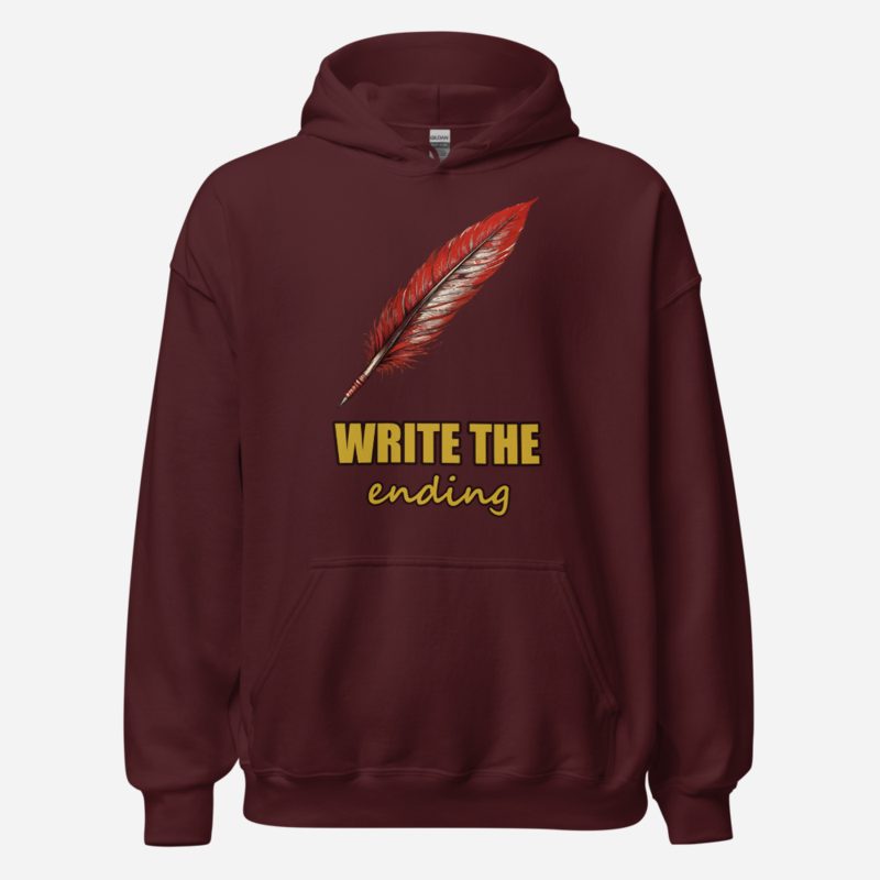 Evil Leaders Write The Ending Ink Quill Hoodie