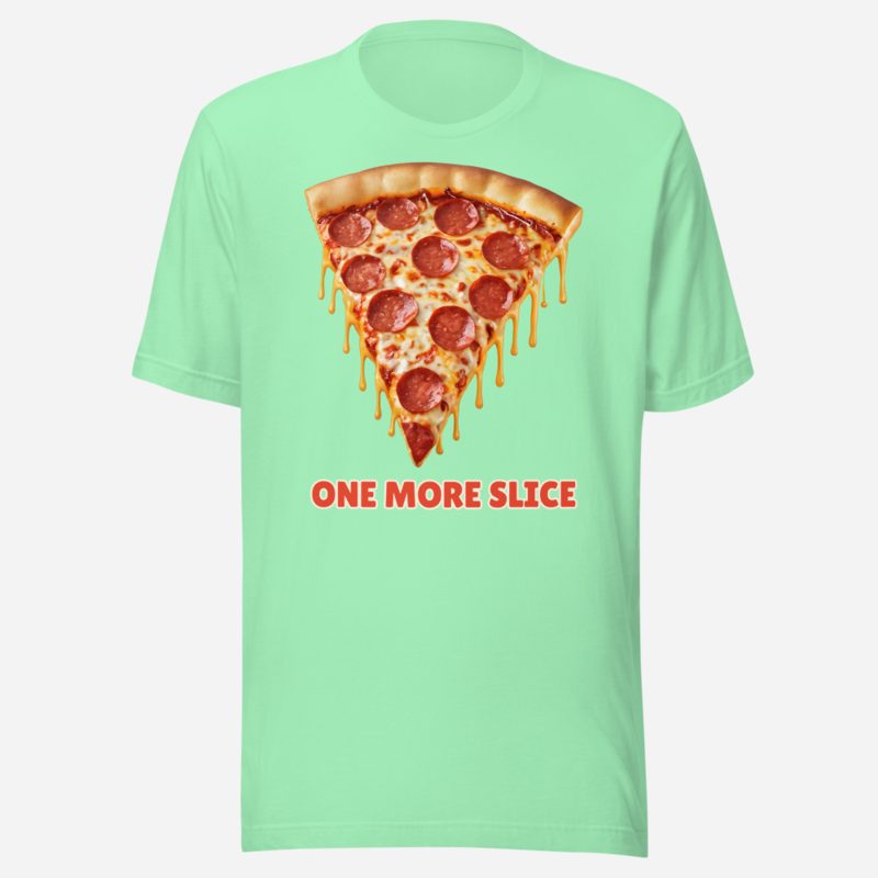 Fast Food Run One More Slice Tee in Mint