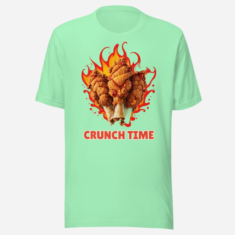 Fast Food Run Crunch Time Tee in Mint