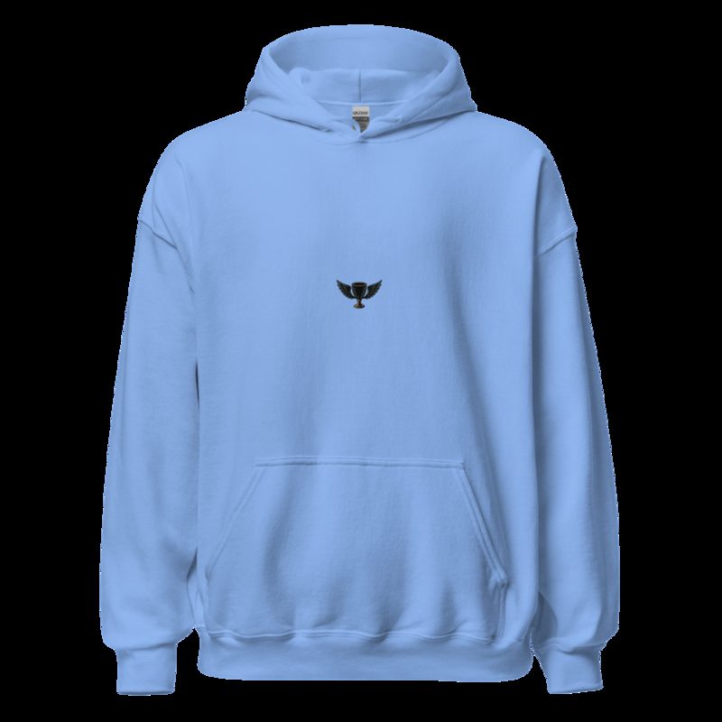 Top Gaming Society Winged Trophy Icon Hoodie Carolina Blue