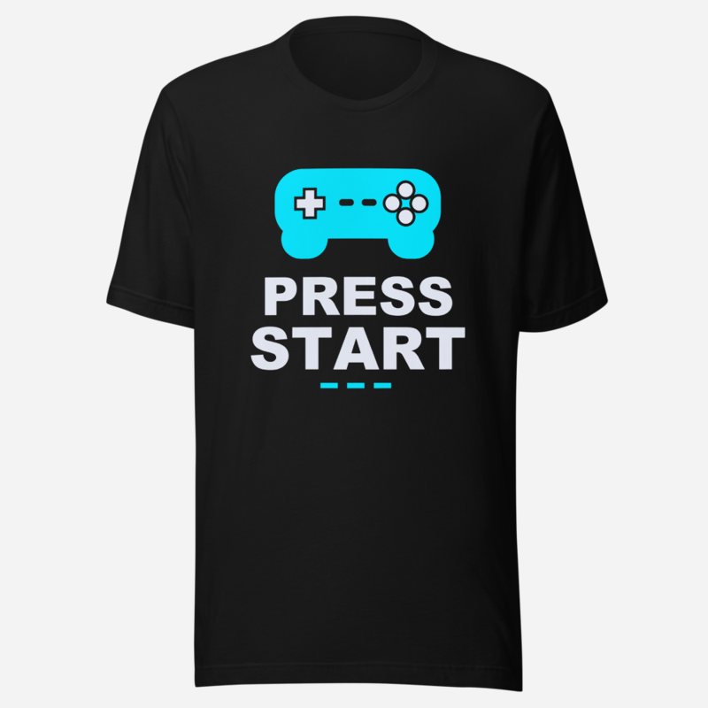 Top Gaming Society Press Start Tee