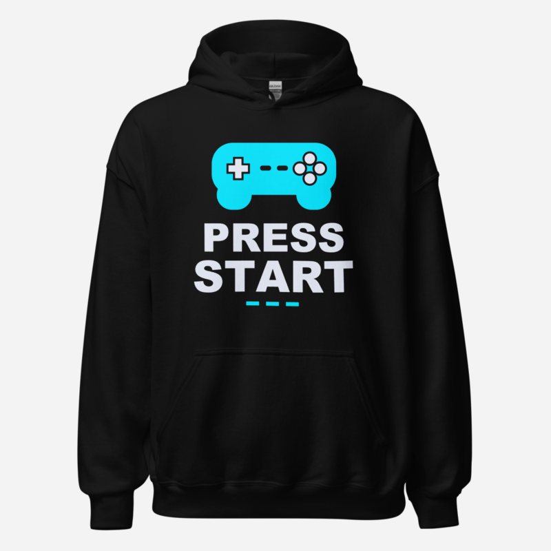 Top Gaming Society Press Start Hoodie