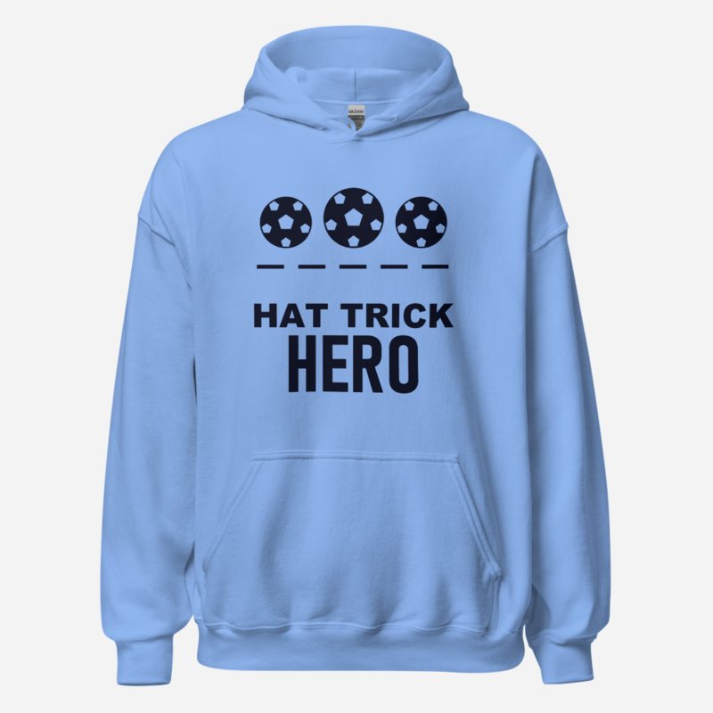 Top Gaming Society Hat Trick Hero Hoodie in Carolina Blue