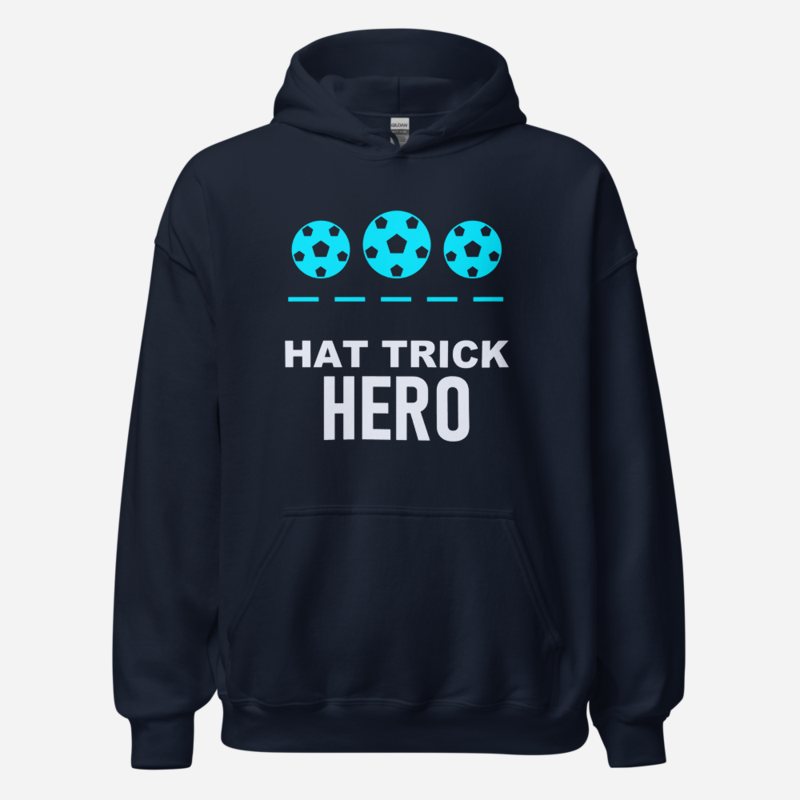 Top Gaming Society Hat Trick Hero Hoodie Navy