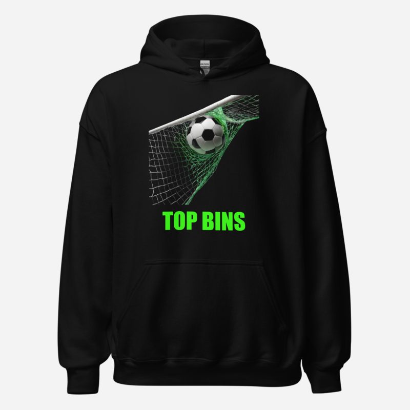 Top Gaming Society Top Bins Net Hoodie in Black