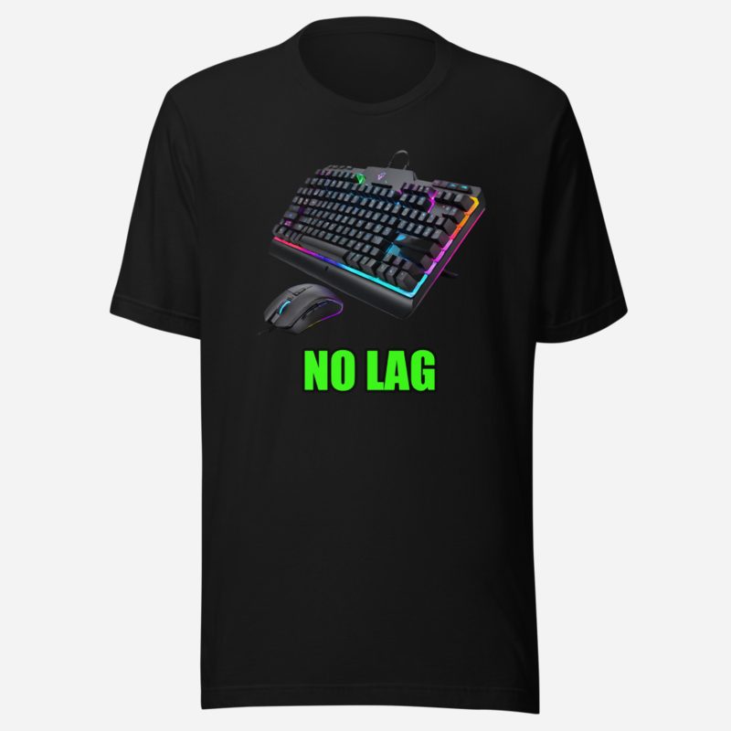 Top Gaming Society No Lag Keyboard Tee