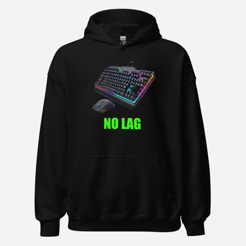 Top Gaming Society No Lag Keyboard Hoodie