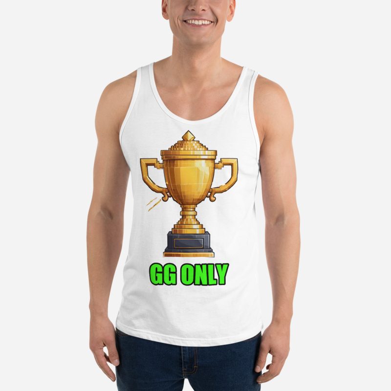 Top Gaming Society GG Only Trophy Tank White