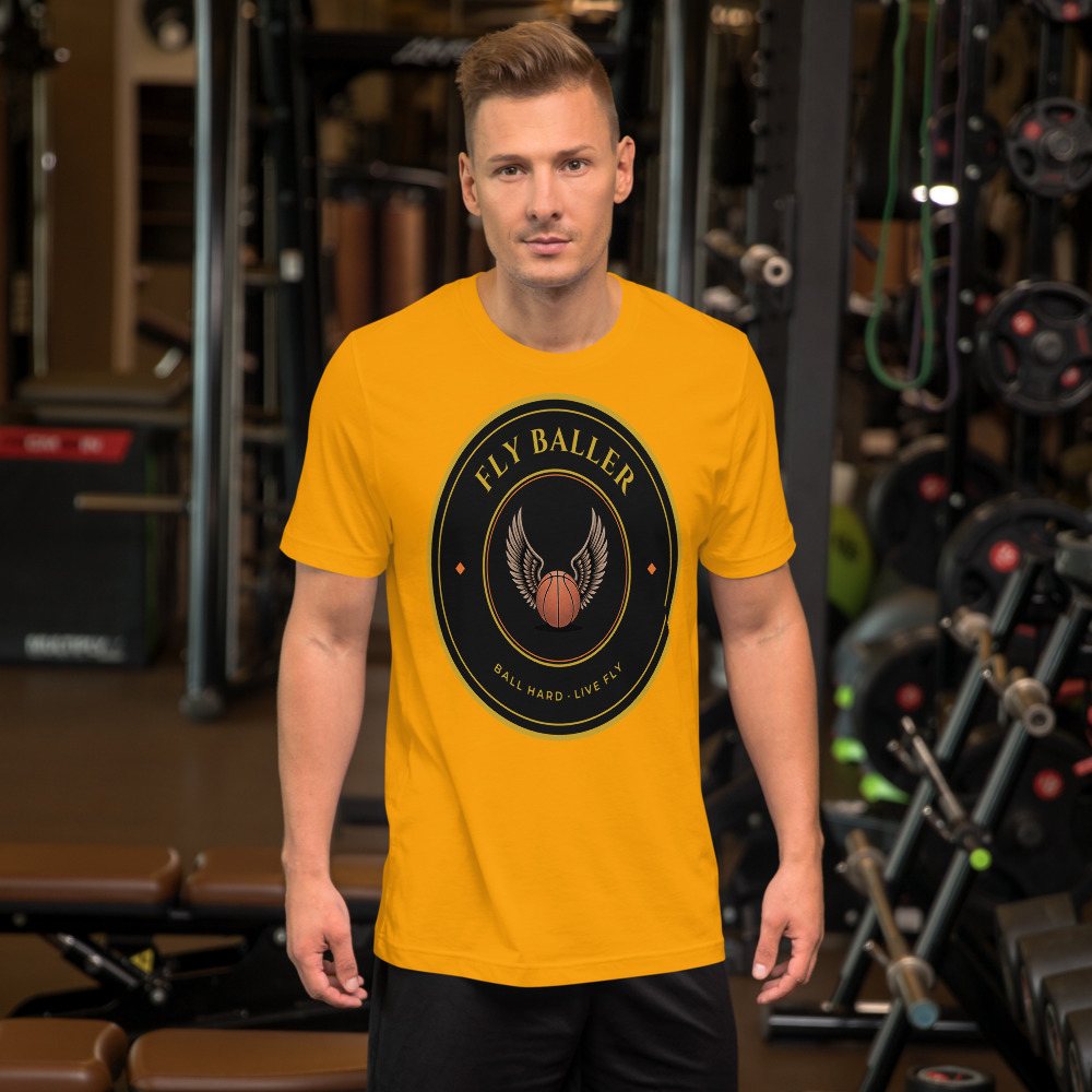 Fly Baller Winged Ball Crest Tee