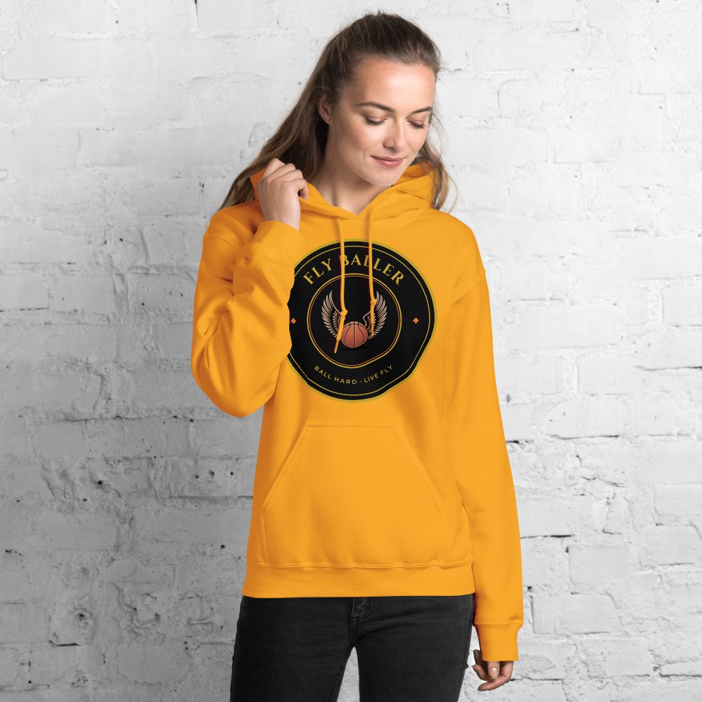 Fly Baller Winged Ball Crest Hoodie