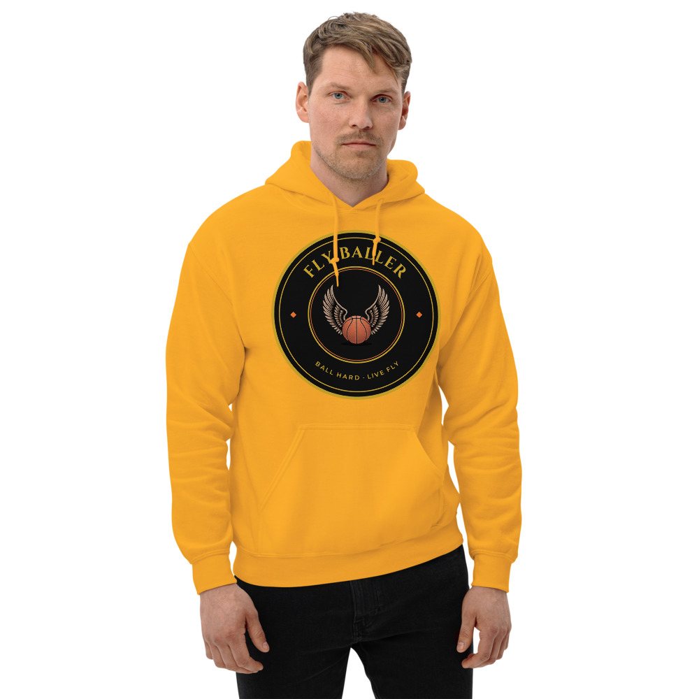 Fly Baller Winged Ball Crest Hoodie Front